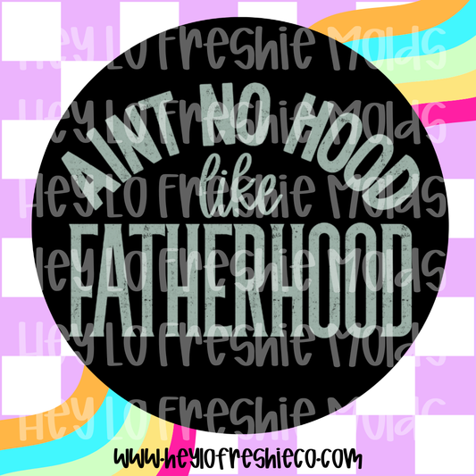 Round Cardstock | Ain't No Hood Like Fatherhood