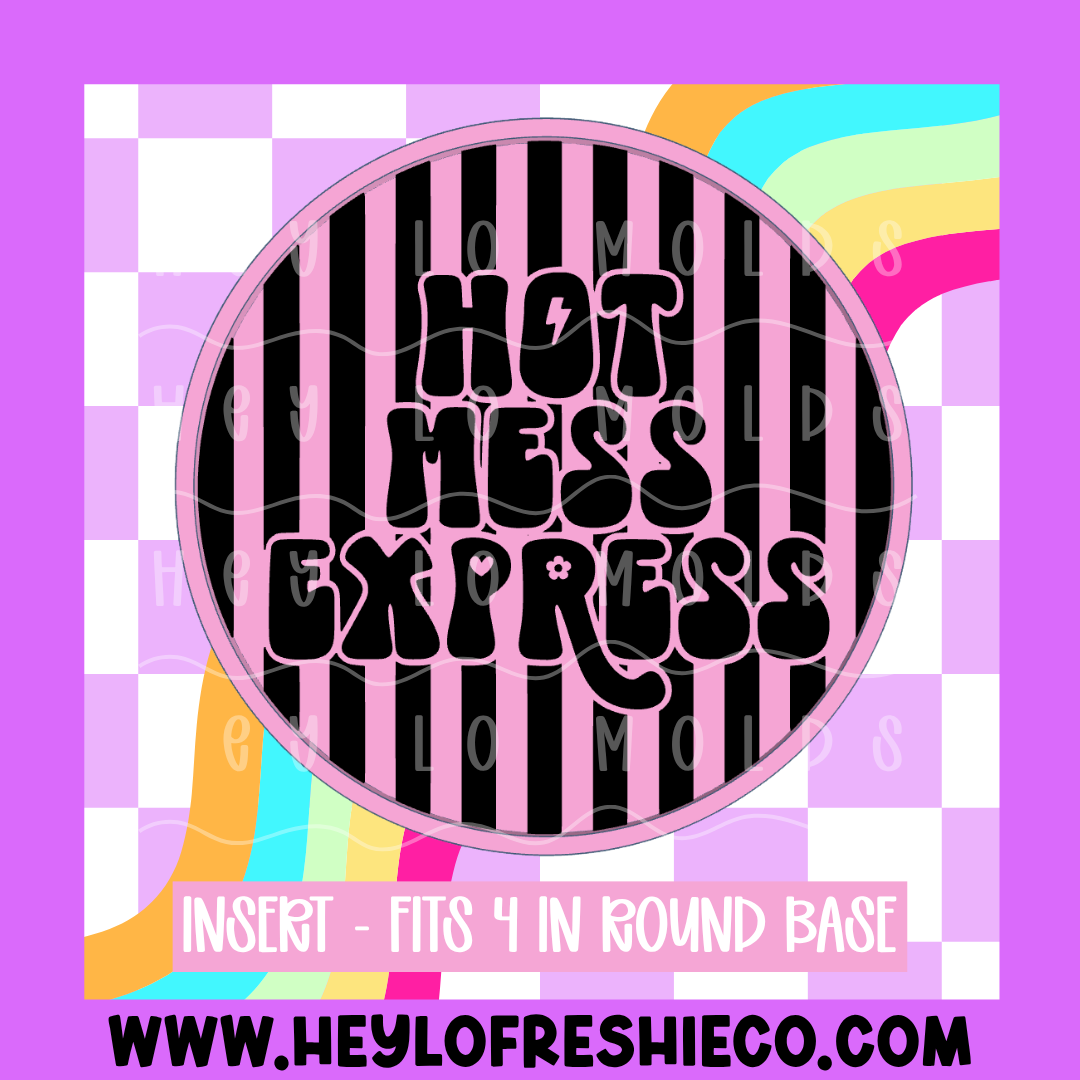 4 Inch Round Insert - Hot Mess Express – Hey Lo Freshie Co