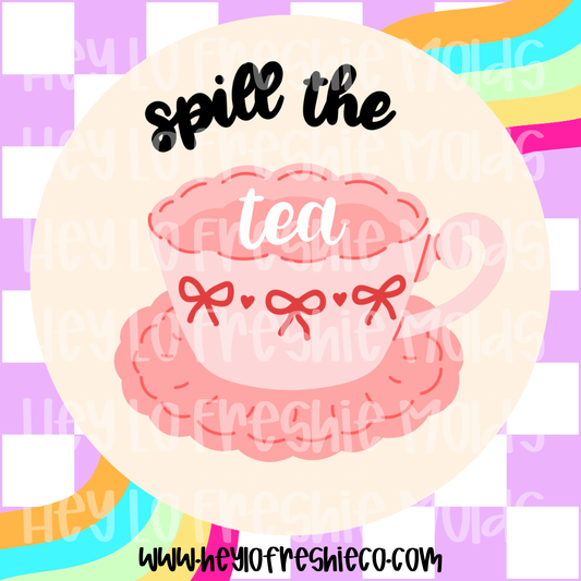 Round Cardstock | Spill The Tea