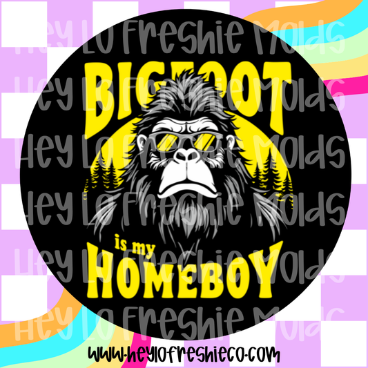 Round Cardstock | Bigfoot Is My Homeboy