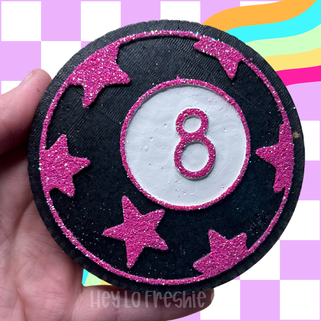 8 Ball With Stars Exclusive Freshie Mold