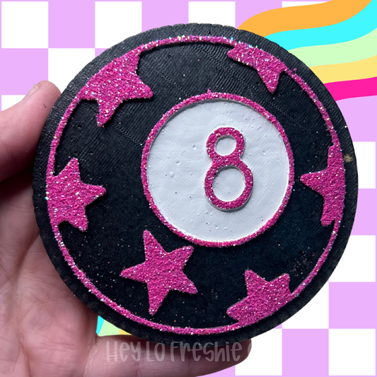 8 Ball With Stars Exclusive Freshie Mold