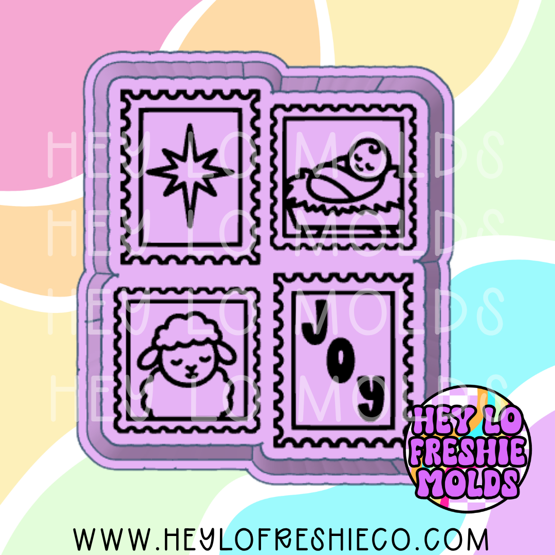 Nativity Stamp Silicone Mold