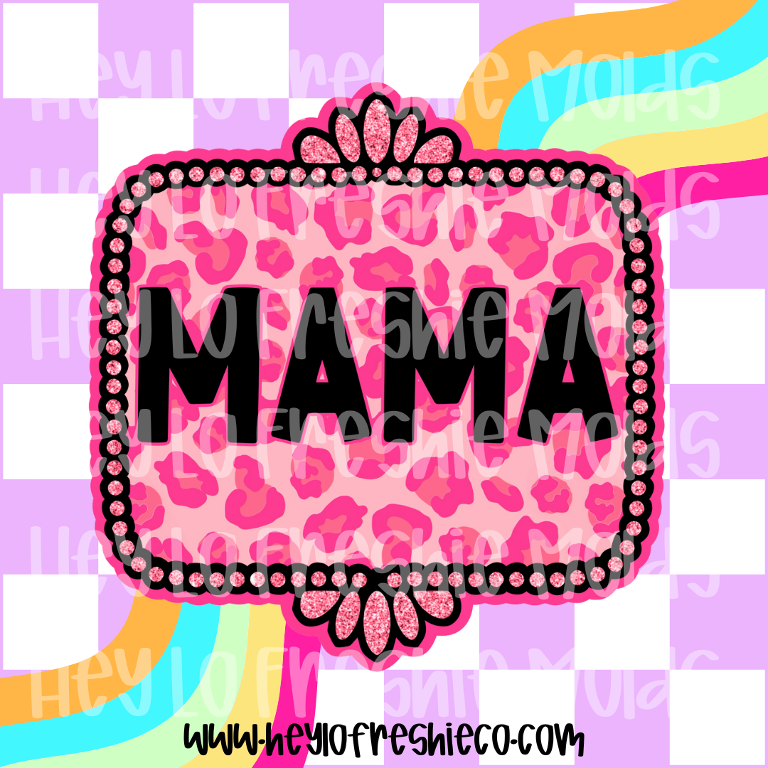 FULL Western Rectangle Frame Cardstock | MAMA