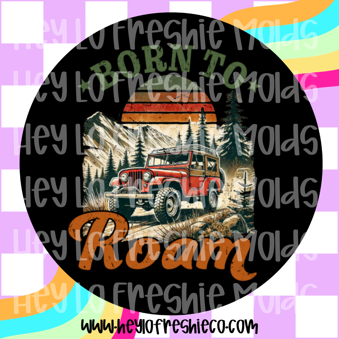 Round Cardstock | Born To Roam