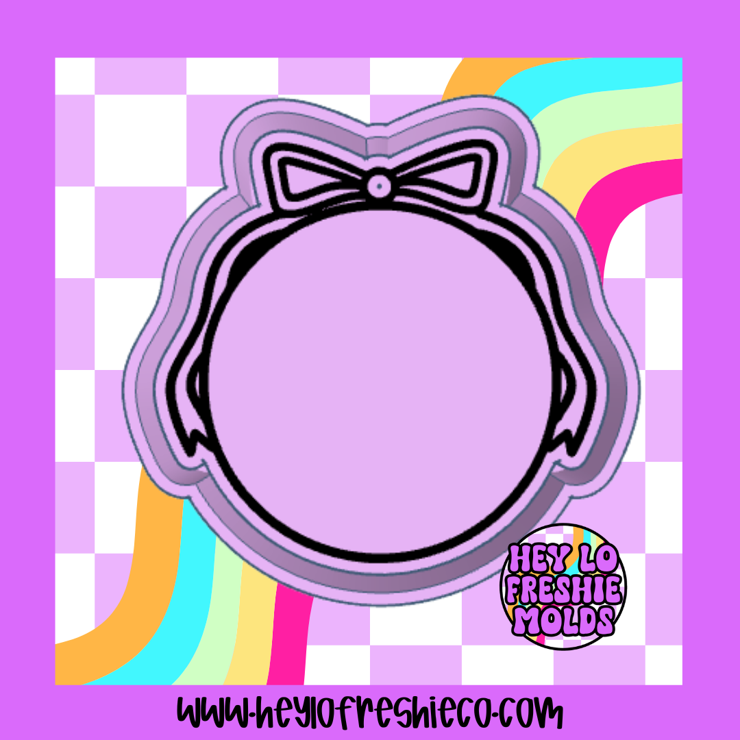 Bow Round Frame Silicone Mold