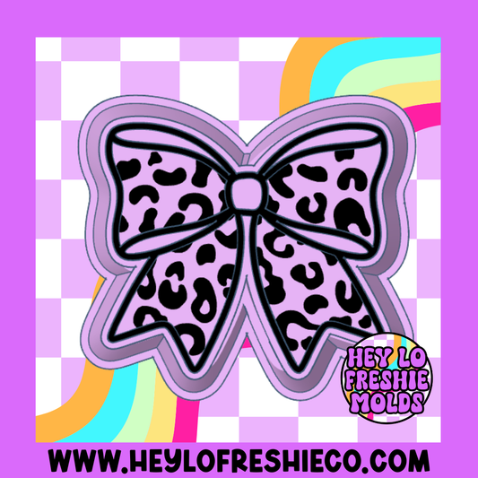Leopard Bow Silicone Mold
