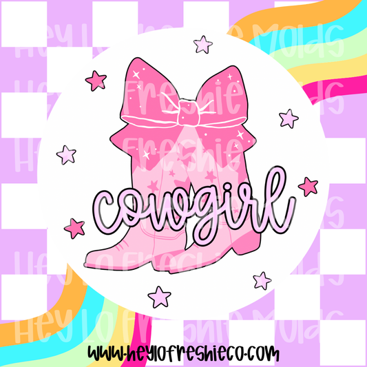 Round Cardstock | Cowgirl