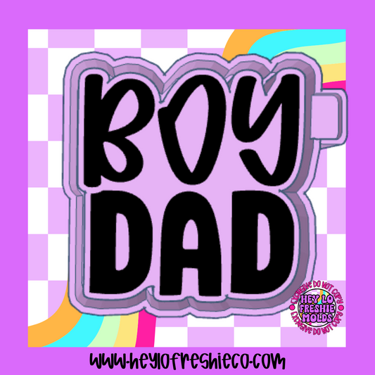Boy Dad Silicone Mold