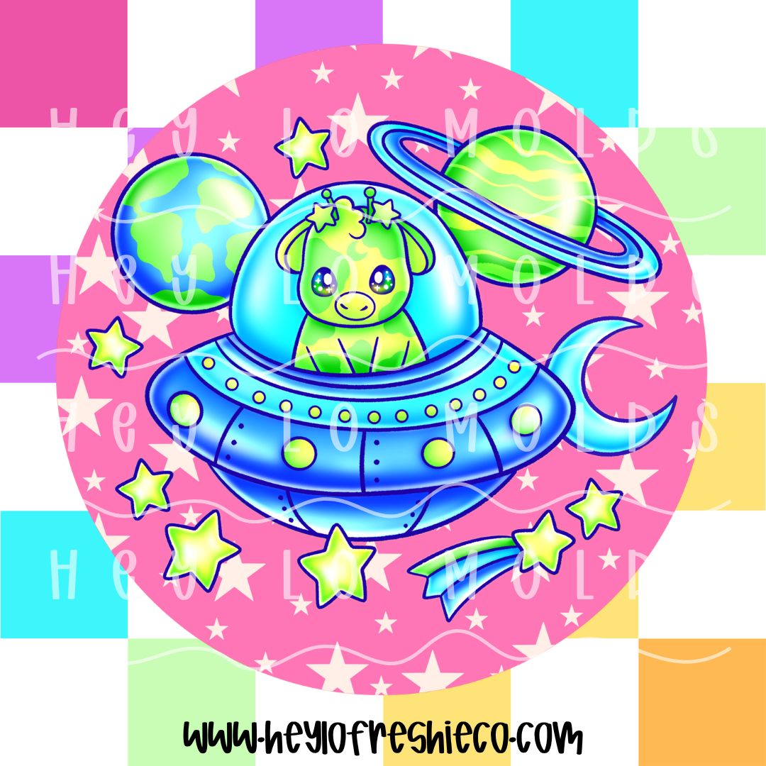 Round Cardstock 243 | UFO Cow