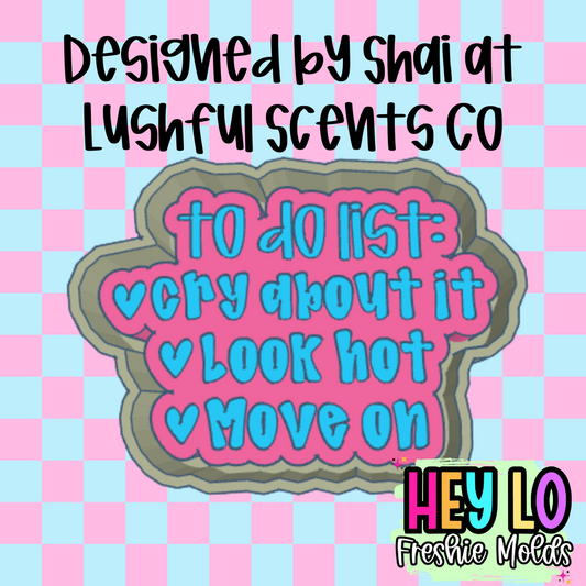 To Do List Exclusive Freshie Mold