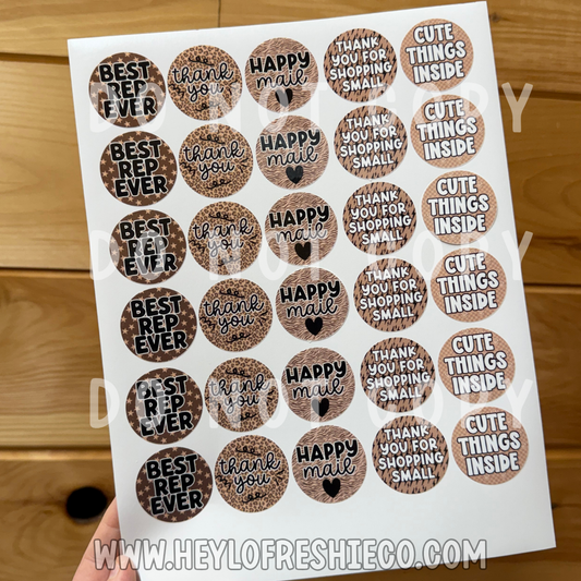 Wildly Thankful Sticker Sheet