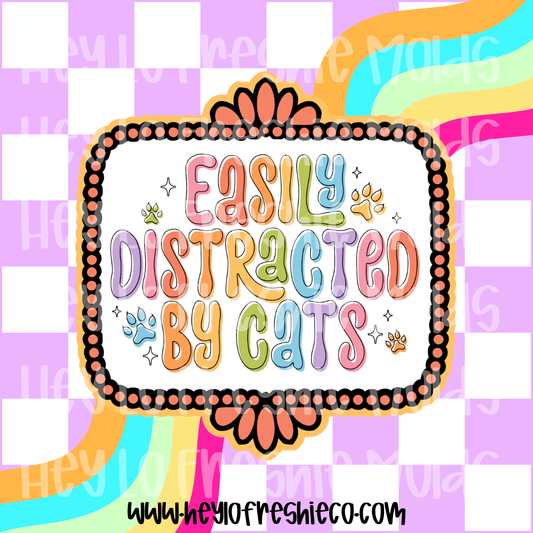 FULL Western Rectangle Frame Cardstock | Easily Distracted By Cats