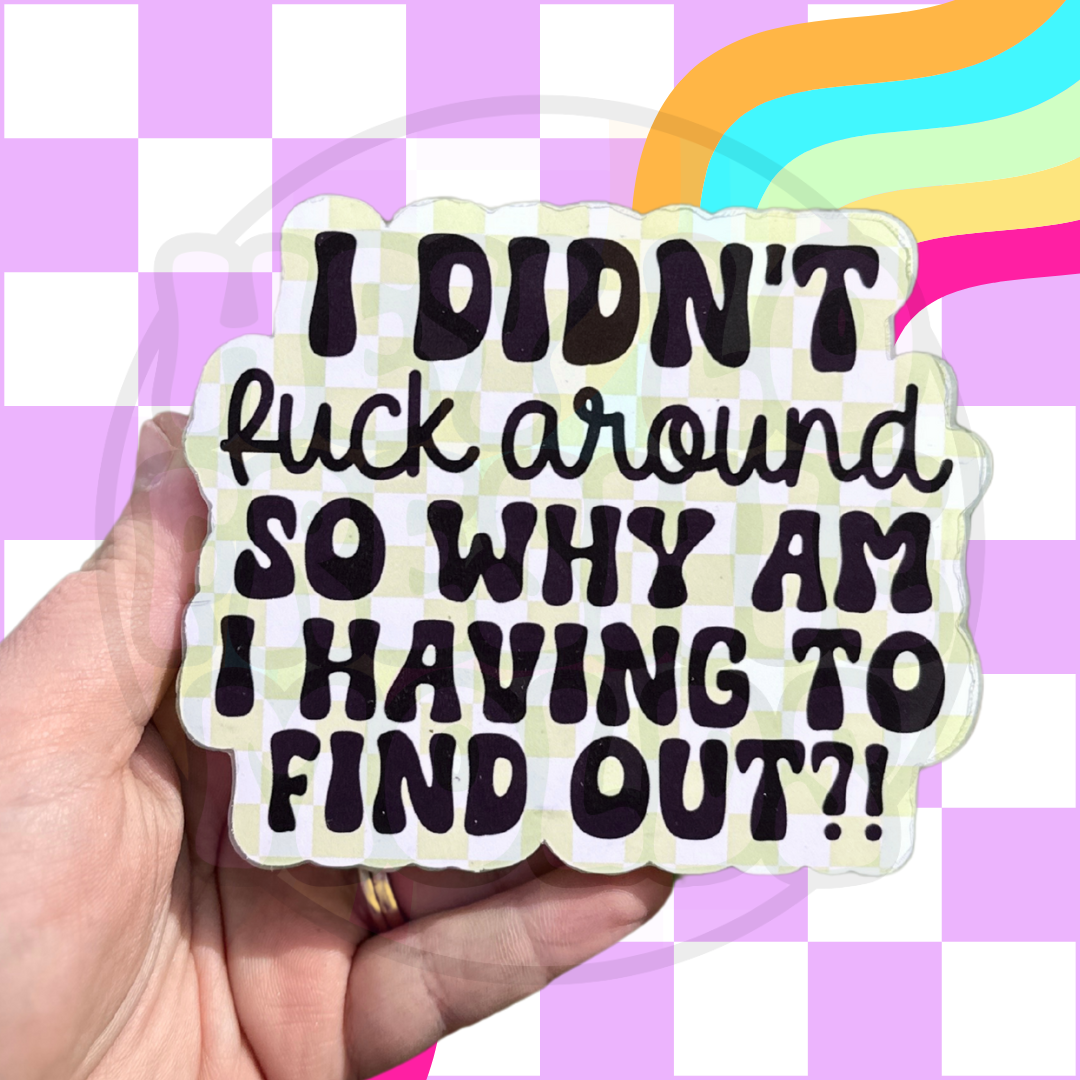 I Didn't Fuck Around Cardstock Grab Bag [10 count]