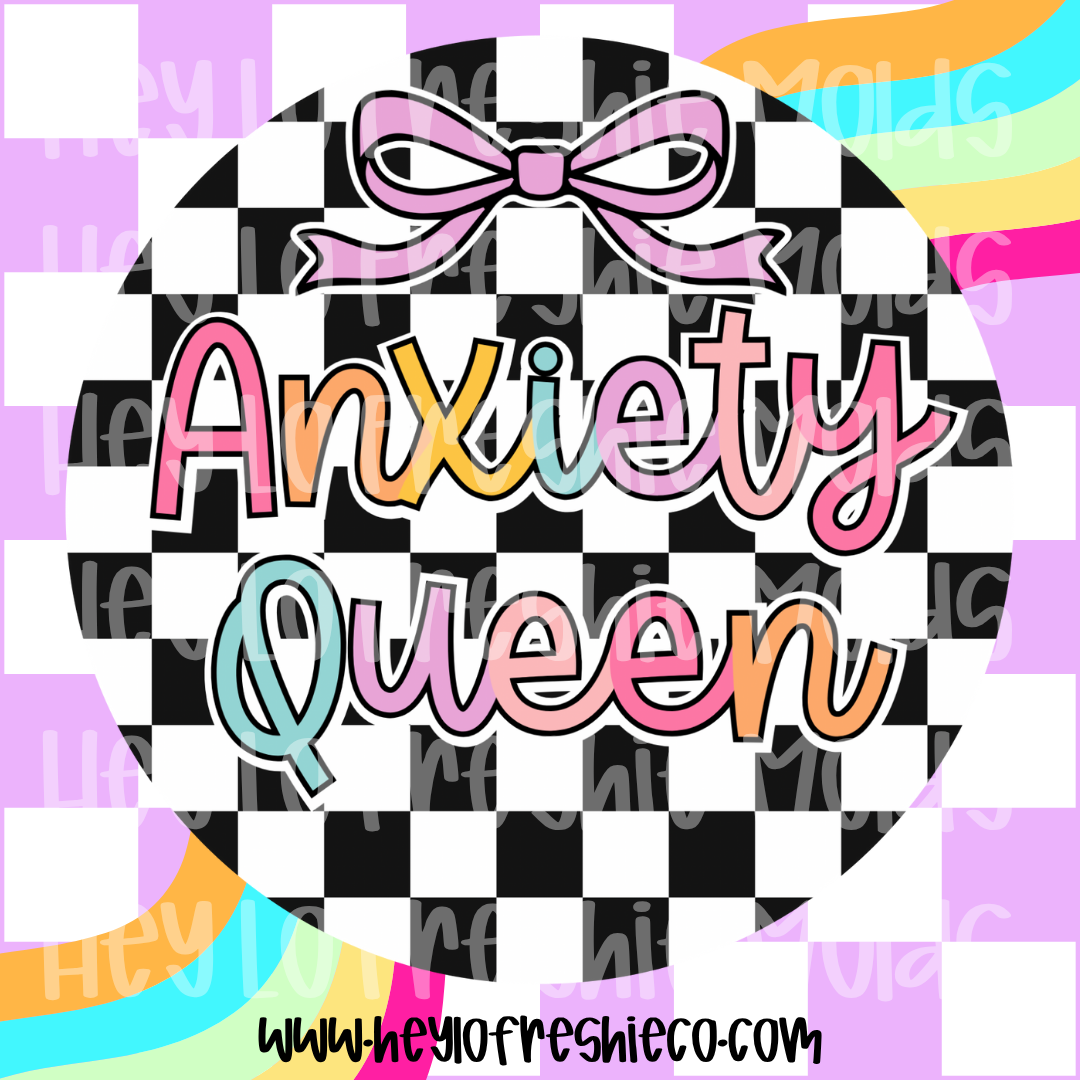 Round Cardstock | Anxiety Queen