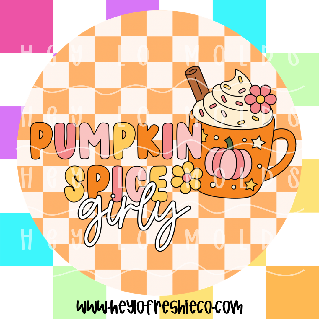 Round Cardstock 247 | Pumpkin Spice Girly