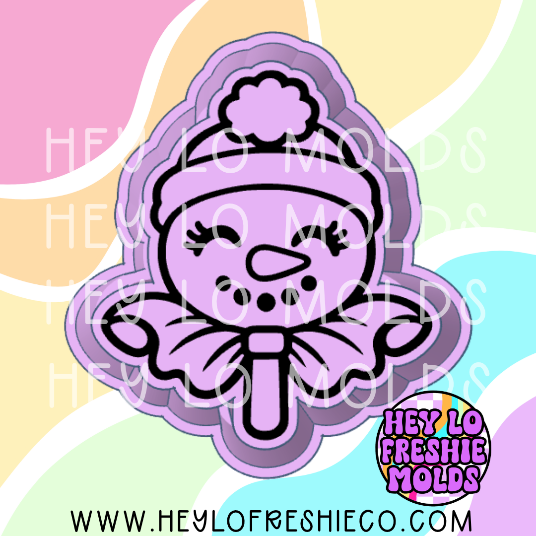Snowman Popsicle Silicone Mold