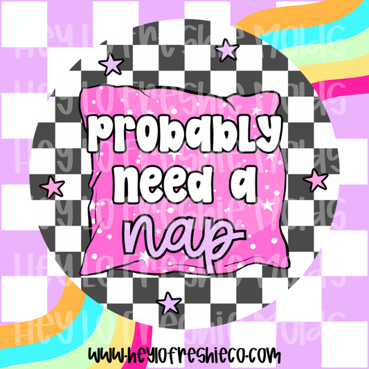 Round Cardstock | Probably Need A Nap