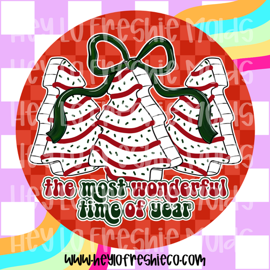 Round Cardstock | The Most Wonderful Time Of The Year