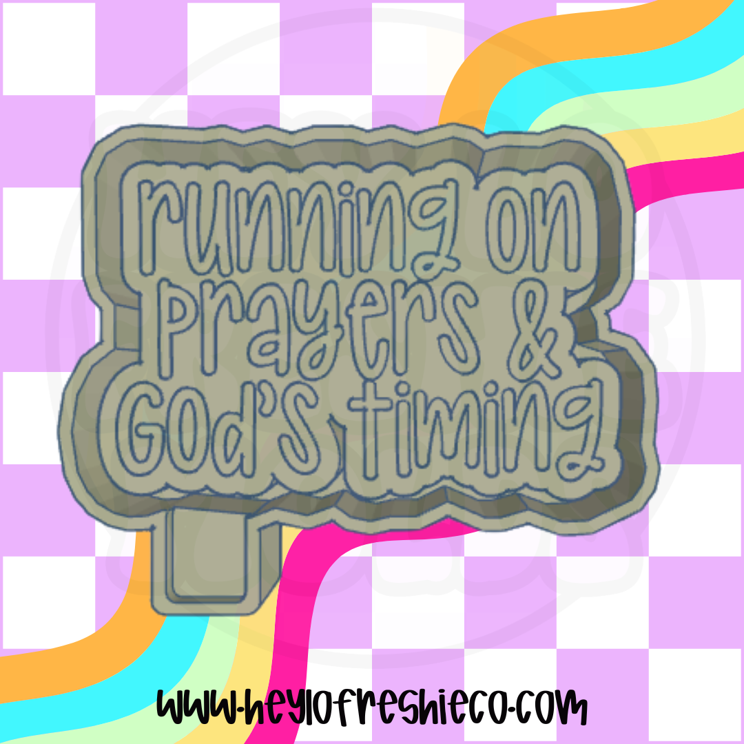 "Running On"  Silicone Molds
