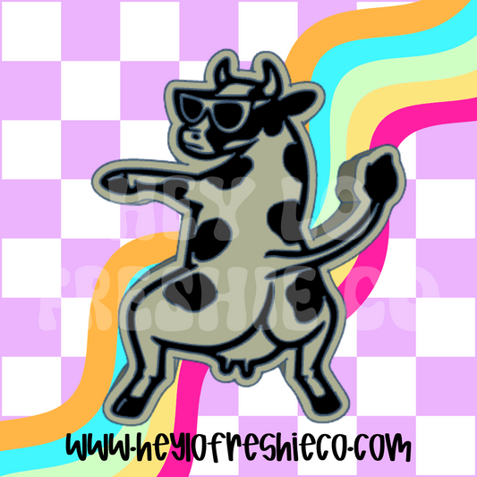 Twerking Cow Silicone Mold