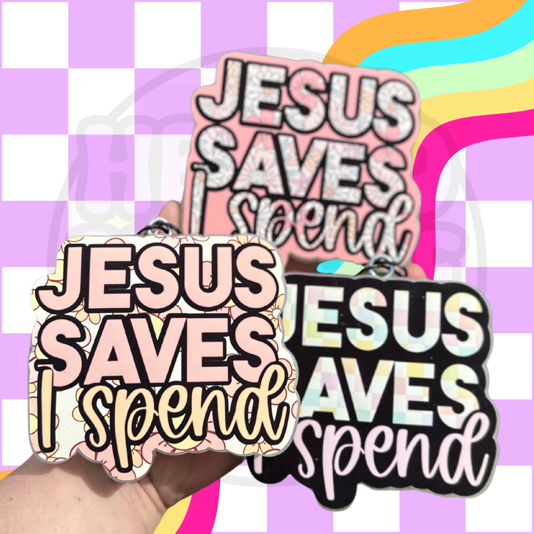 Jesus Saves I Spend Cardstock Grab Bag [10 count]