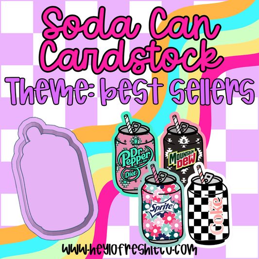 Soda Can Cardstock | 10 Count | Best Sellers