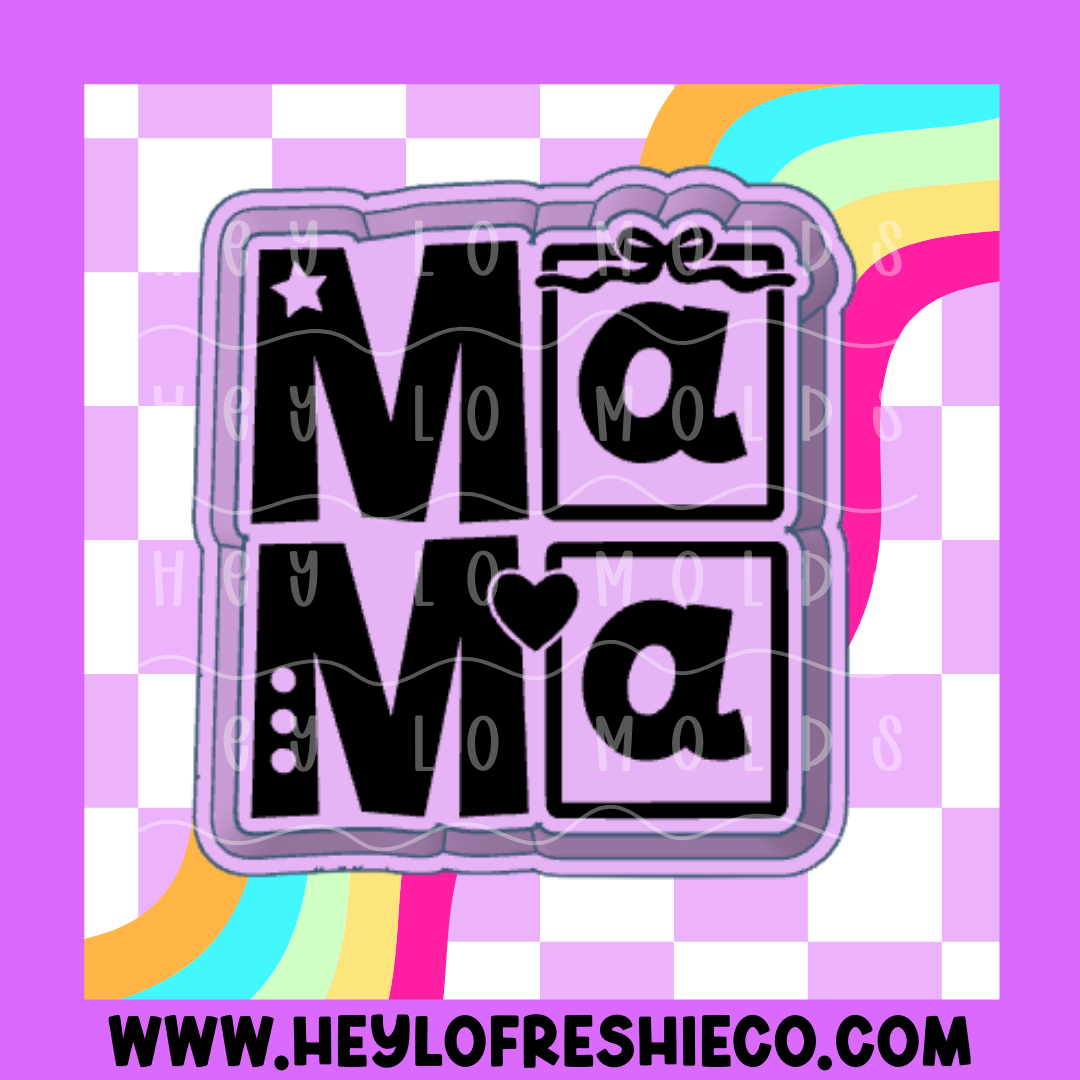 Mama Letters Silicone Mold – Hey Lo Freshie Co