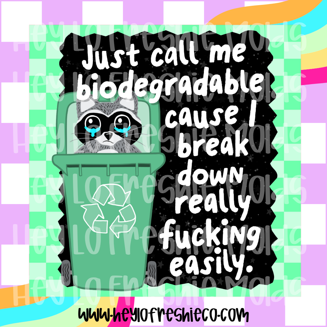 Square Cardstock | Call Me Biodegradable