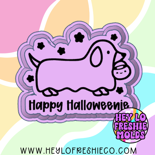 Happy Halloweenie Silicone Mold