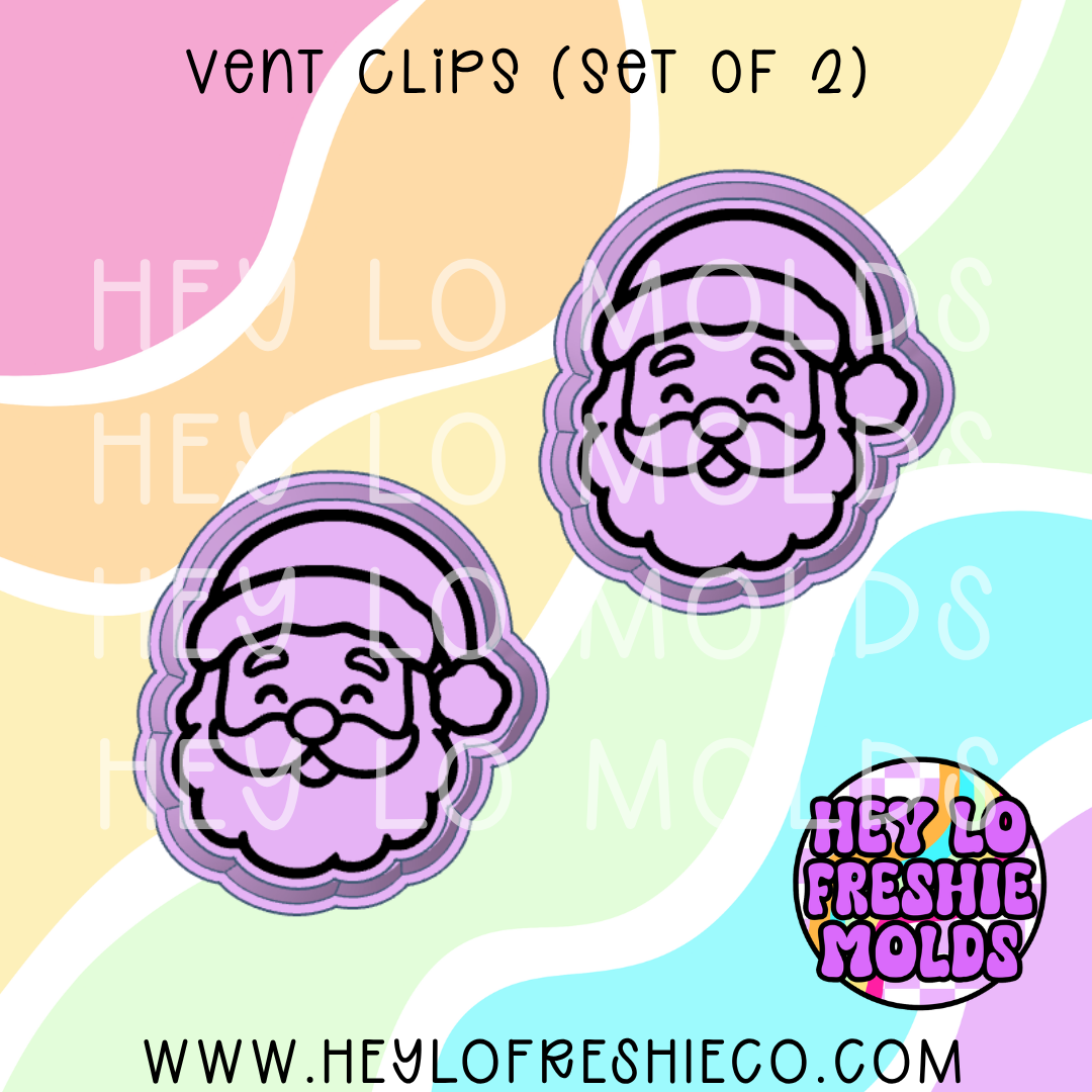 Santa Claus Vent Set Silicone Mold