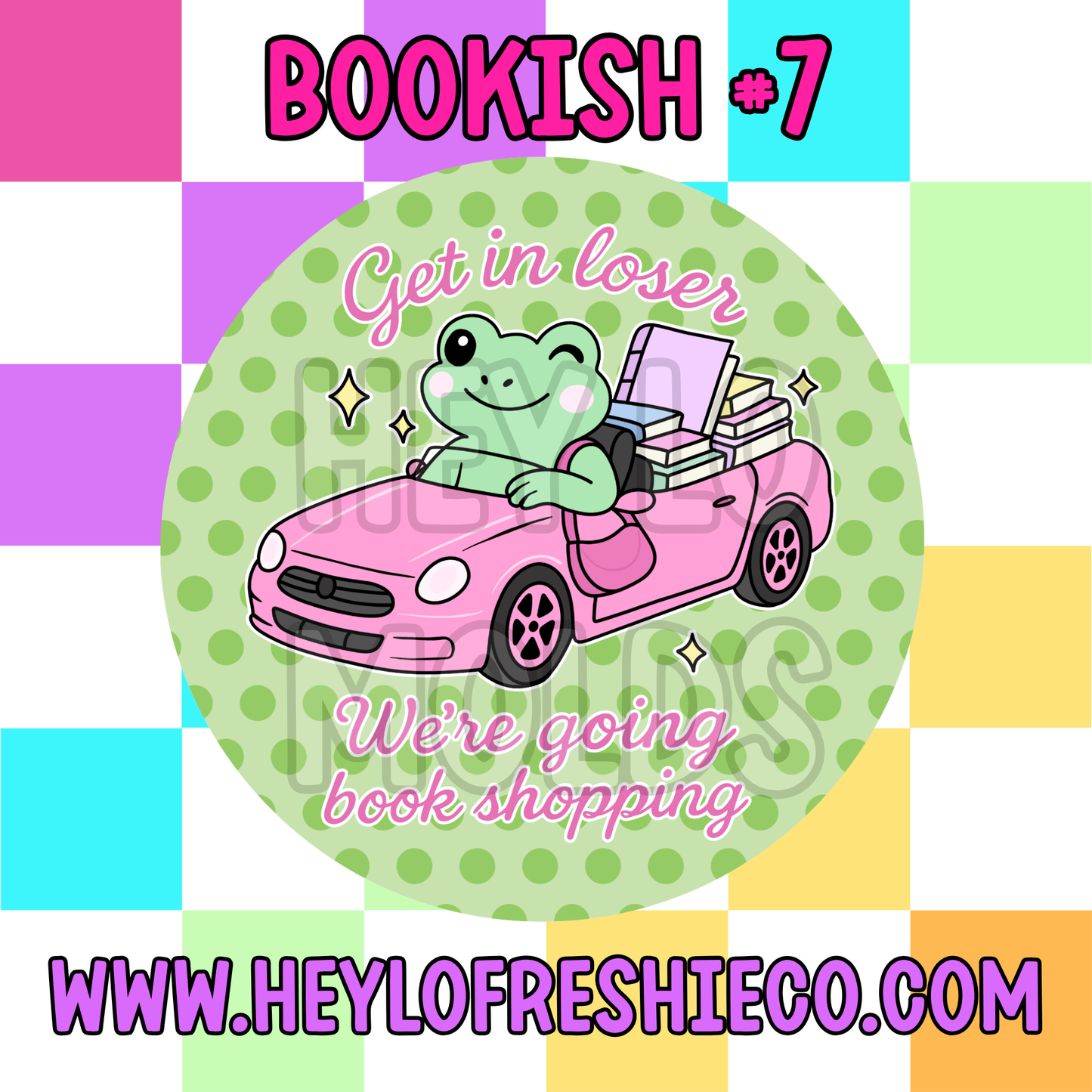 Pick Your Own (3 Inch Round) Cardstock - Bookish