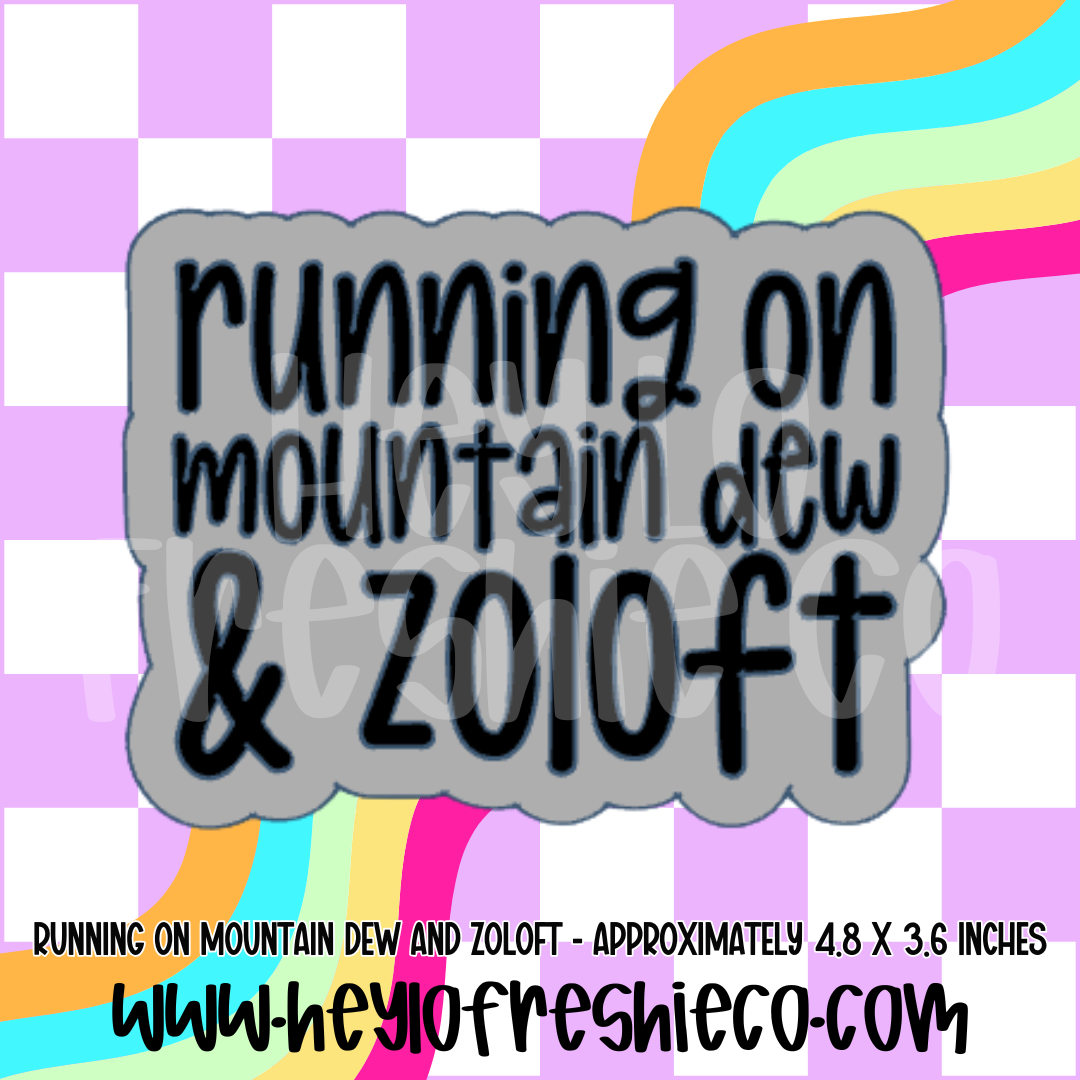 "Running On"  Silicone Molds