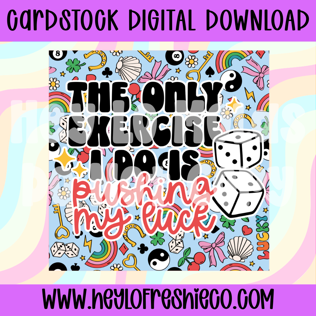 Digital Cardstock: Full Round/Square Drive