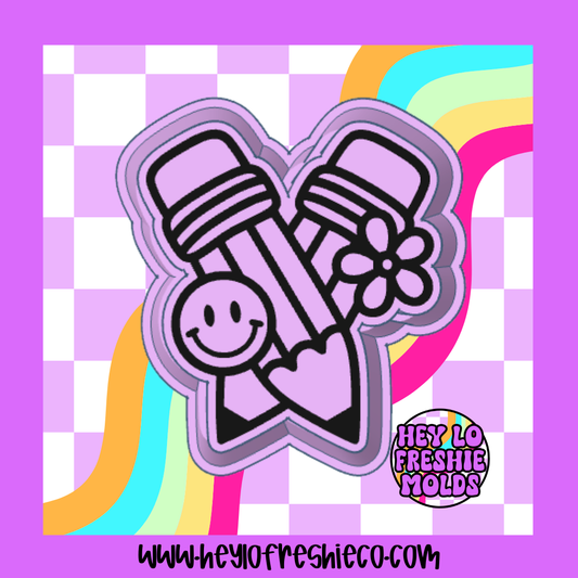 Groovy Pencils Silicone Mold