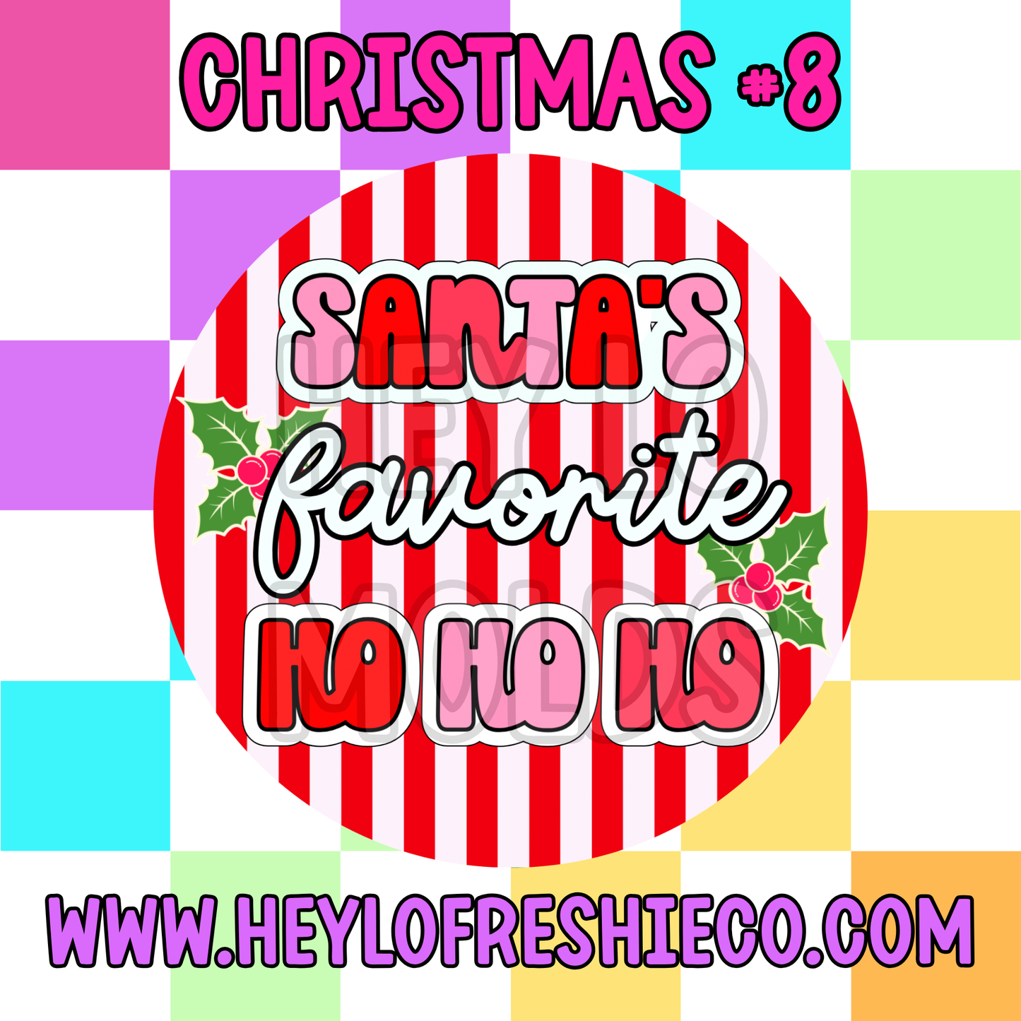 Pick Your Own (2.5 Inch Round) Cardstock - Christmas
