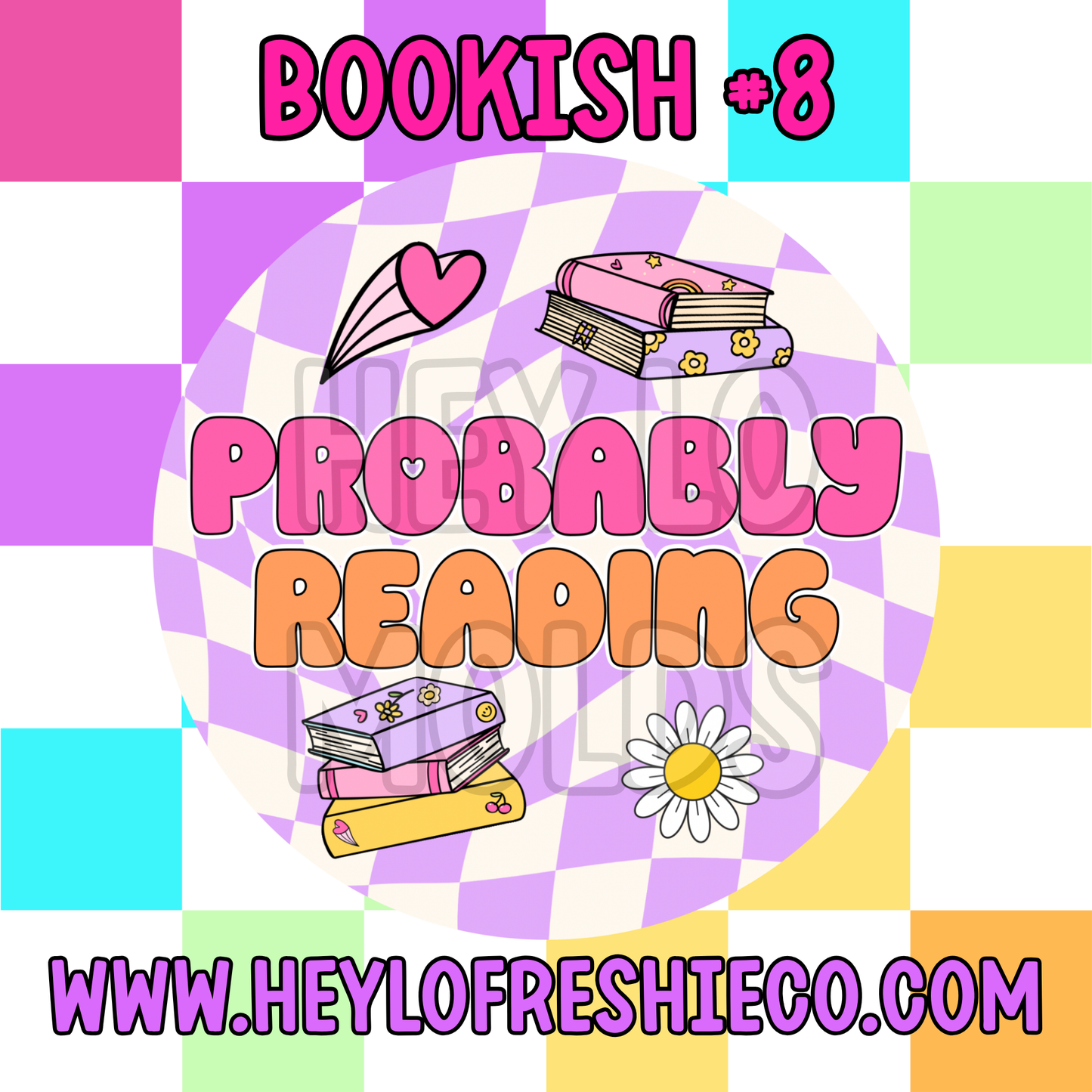 Pick Your Own (3 Inch Round) Cardstock - Bookish
