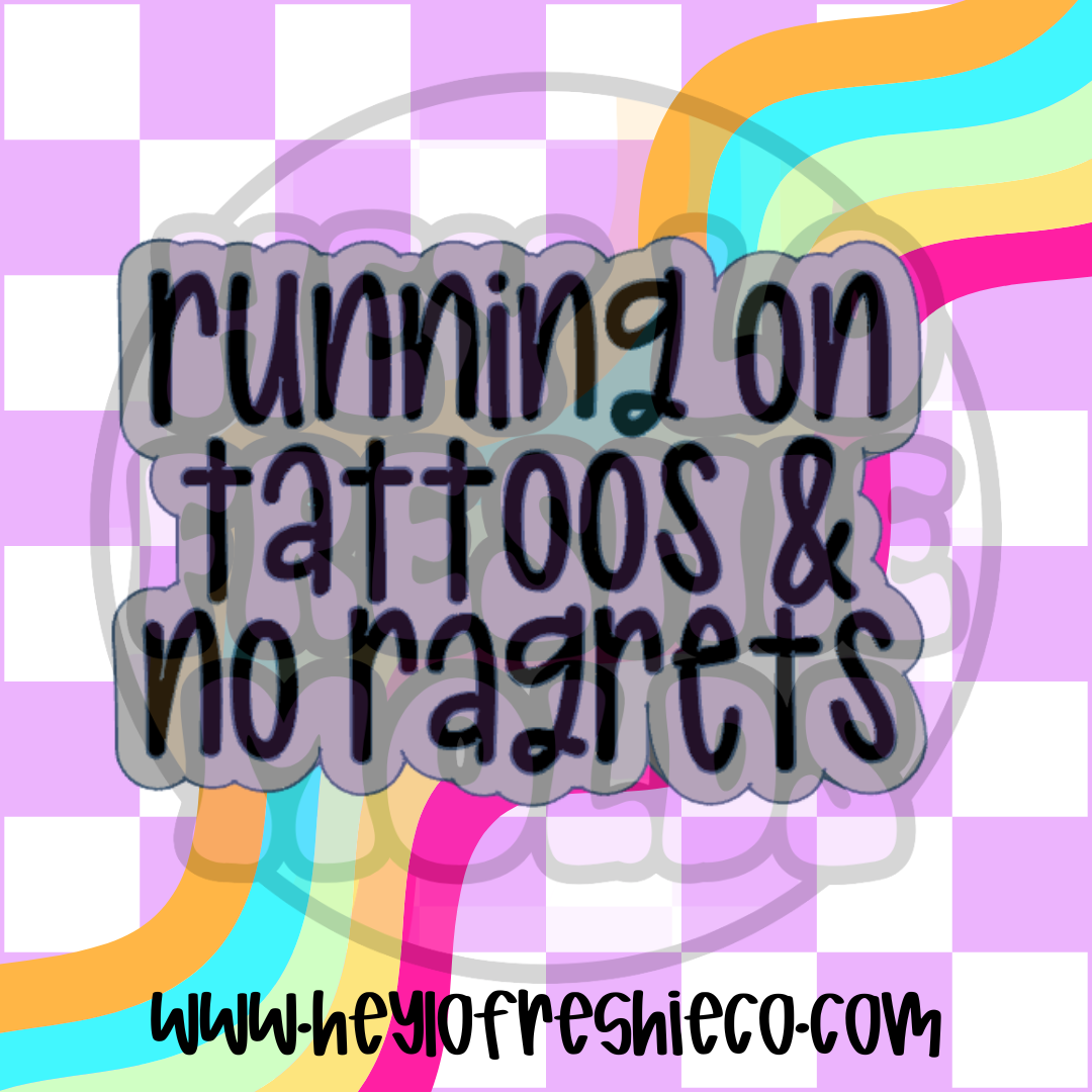 "Running On"  Silicone Molds