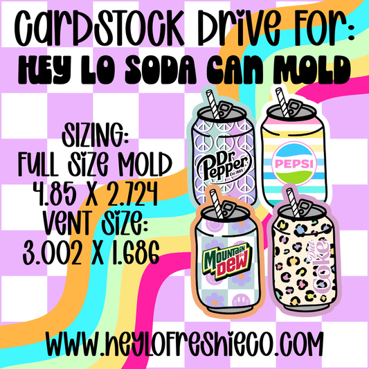 Digital Cardstock Drive: Soda Can