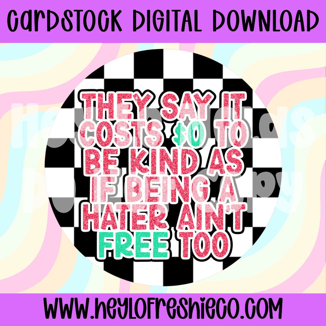 Digital Cardstock: Full Round/Square Drive