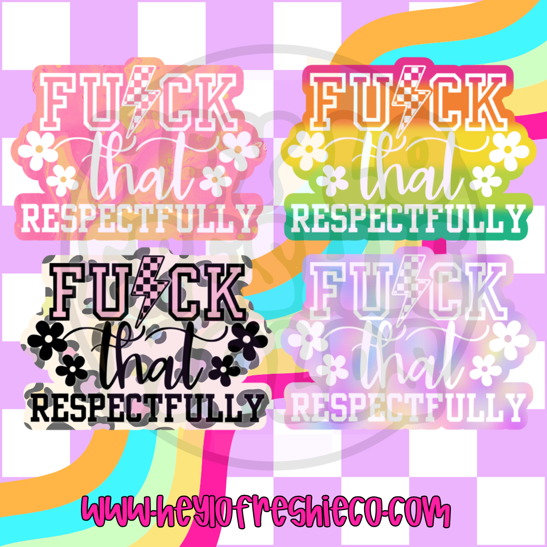 Fuck That Respectfully Cardstock Grab Bag [10 count]
