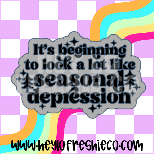 Seasonal Depression Silicone Mold
