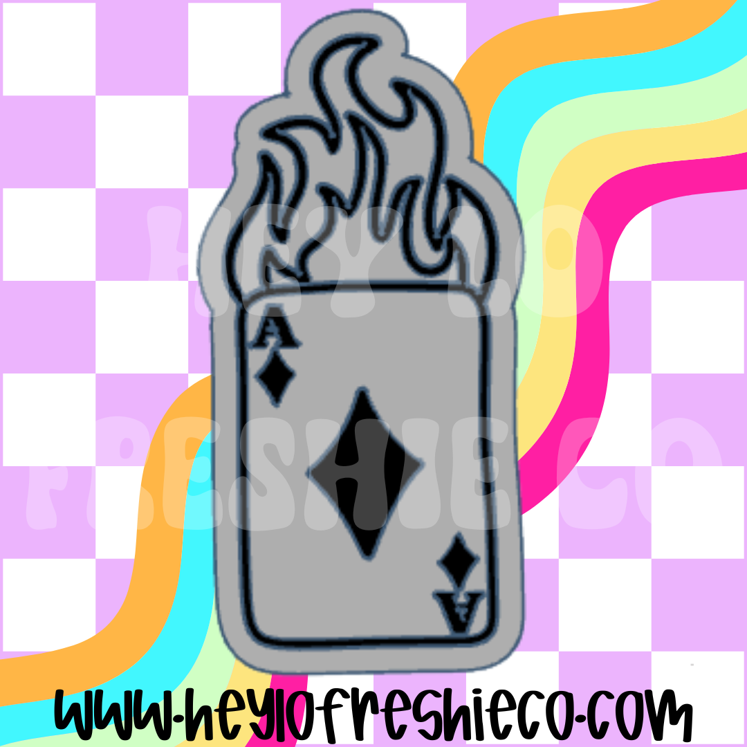 Ace of Flames Silicone Mold