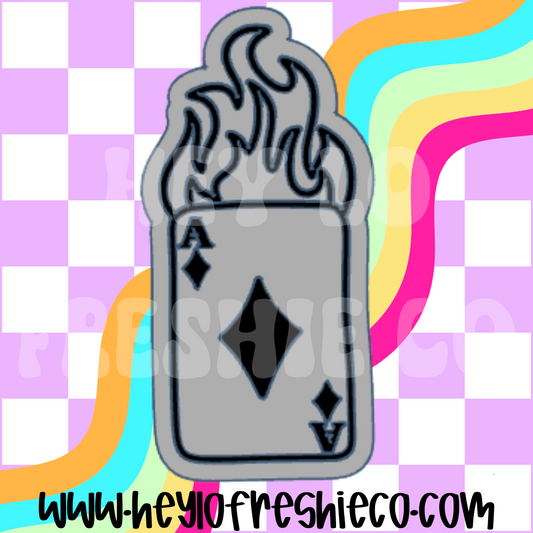 Ace of Flames Silicone Mold
