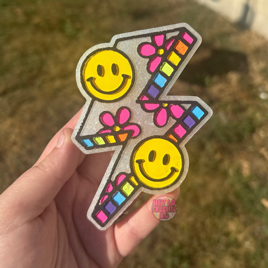 Smiley Lightning Silicone Mold