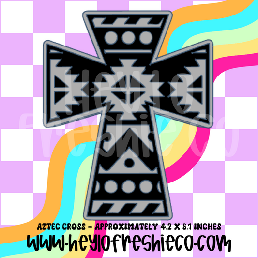 Aztec Cross Silicone Mold
