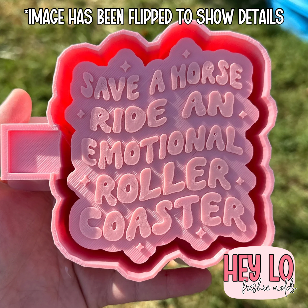 Save a Horse Ride An Emotional Rollercoaster Silicone Mold