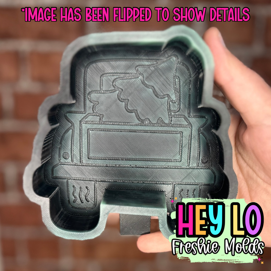 Christmas Tree Truck Silicone Mold