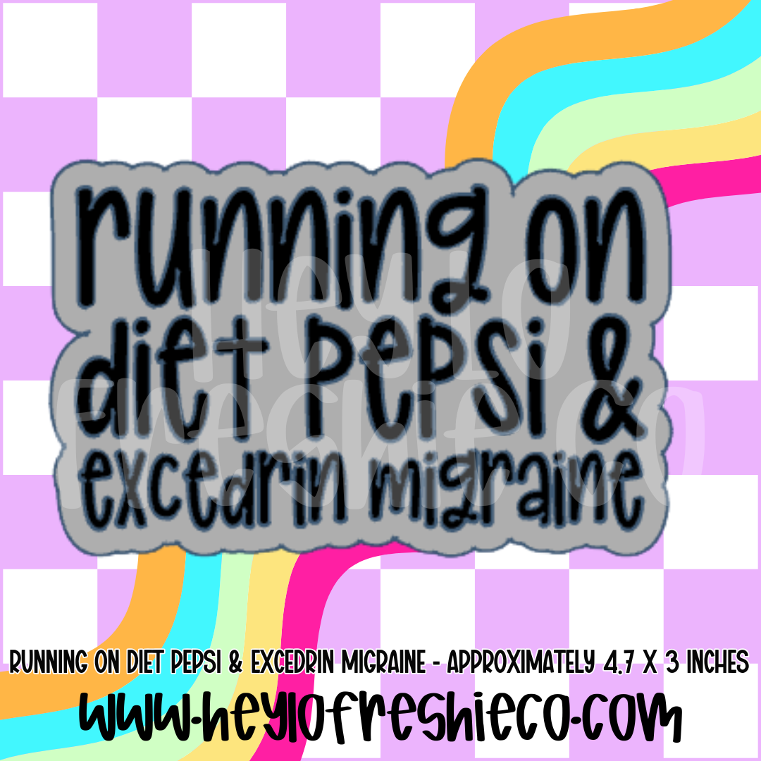 "Running On"  Silicone Molds