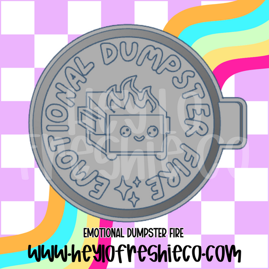 Emotional Dumpster Fire Silicone Mold